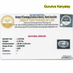 Ratti-5.23(4.74ct) Real White Zircon 